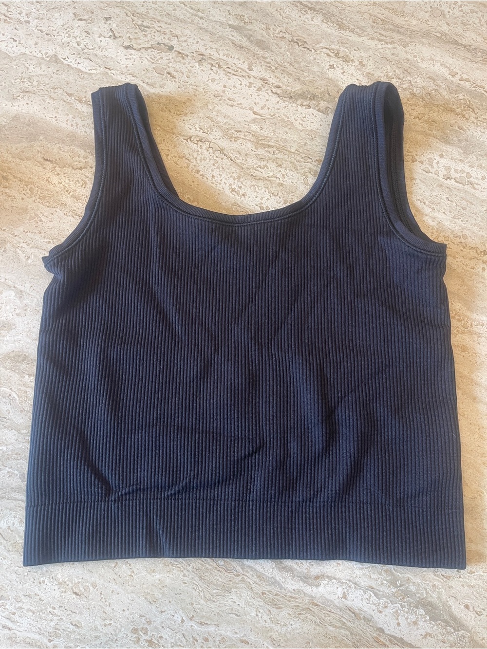 Athleta Girl Ribbed Tank Top - Black (L)